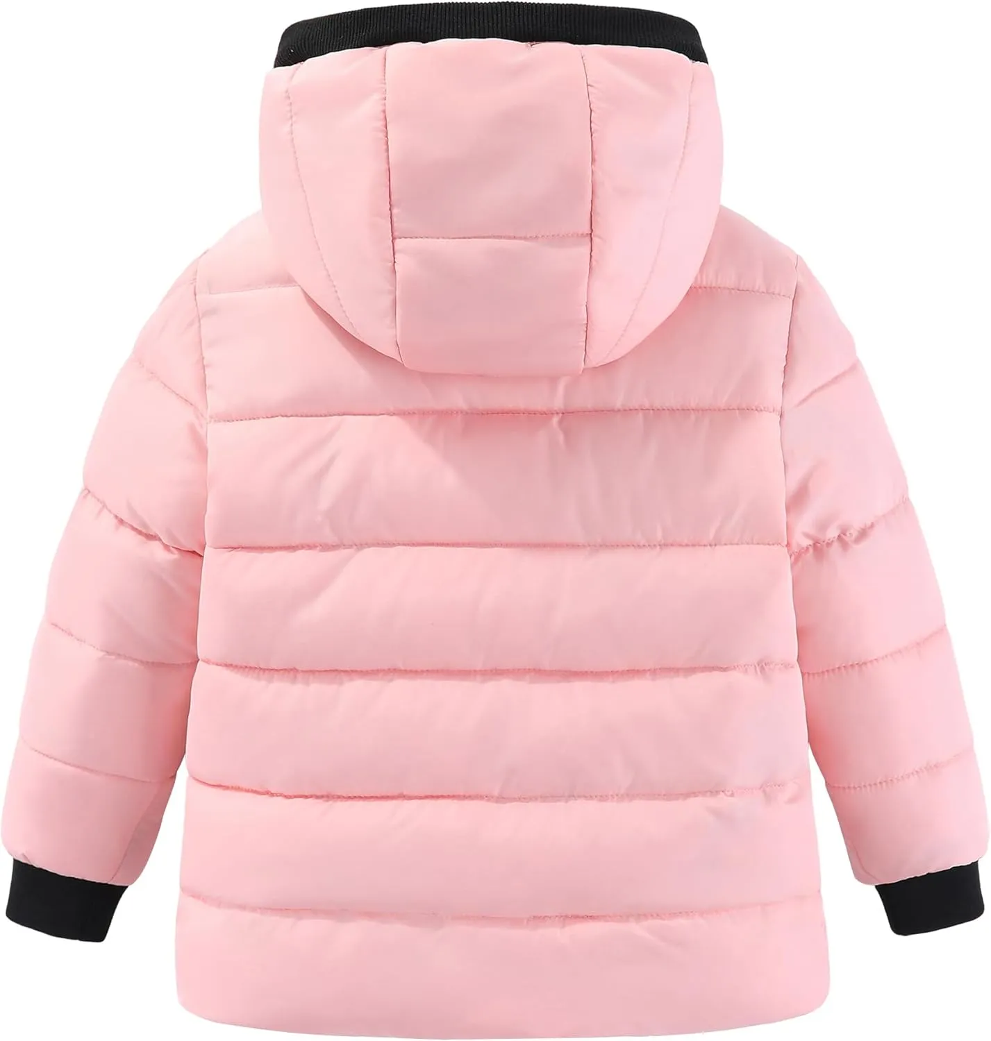 Hiheart Boys Girls Thick Padded Winter Coat Warm Hooded Jacket